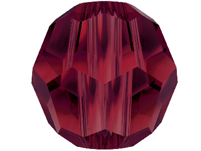Swarovski Crystal Pack Of 12 Round, 5000, 4mm Garnet
