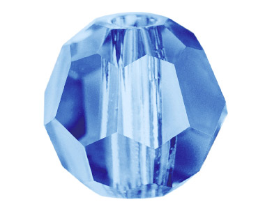 Swarovski Crystal Pack Of 12 Round, 5000, 4mm Denim Blue