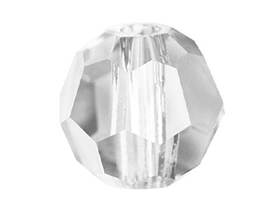 Swarovski Crystal Pack Of 6 Round, 5000, 8mm Crystal Clear