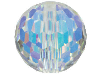 Swarovski Crystal Pack Of 12 Round Briolette Cut Beads, 5003, 6mm