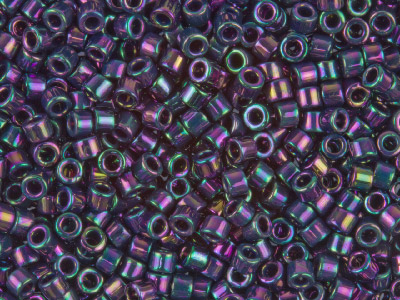 Miyuki 110 Delica Seed Beads      Purple Iris 7.2g Tube, Miyuki Code Db004