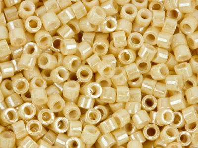 Miyuki 11/0 Delica Seed Beads       Ceylon Beige 7.2g Tube, Miyuki Code Db205 - Standard Image - 1