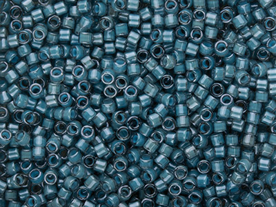 Miyuki 110 Delica Seed Beads      Luminous Dusk Blue 7.2g Tube,      Miyuki Code Db2054