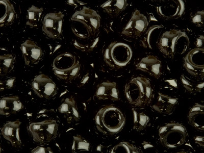 Miyuki 6/0 Round Seed Beads Black  Opaque 20g Tube, Miyuki Code 401 - Standard Image - 1