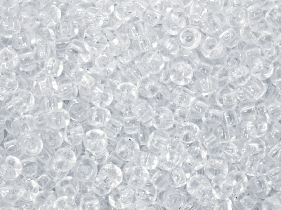 Miyuki 11/0 Round Seed Beads Crystal 24g Tube, Miyuki Code 131