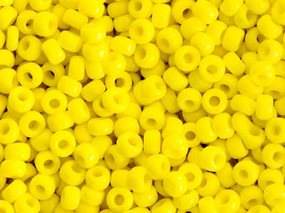 Miyuki 110 Round Seed Beads Seed  Beads Opaque Yellow 23g Tube,      Miyuki Code 404
