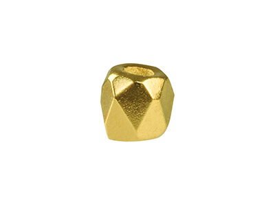 True2 2mm Czech Fire Polished      Beads, Crystal 24k Gold Plate, 2g  Pack - Standard Image - 3