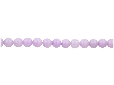 Dyed Lilac Jade Semi Precious Round Beads 4mm, 16