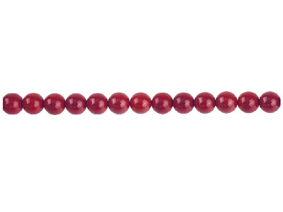 Red Jasper Semi Precious Round     Beads 6mm 15-15.5 Strand