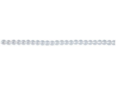 Crystal Semi Precious Round Beads  4mm 16