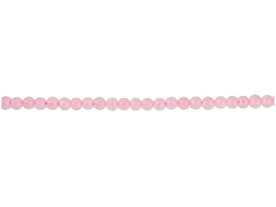 Rose Quartz Semi Precious Round    Beads 4mm, 1640cm Strand