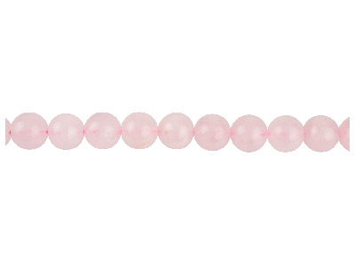 Rose Quartz Semi Precious Round    Beads 10mm, 16