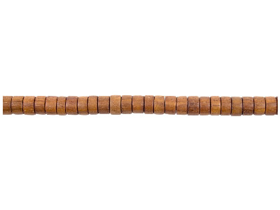 Bayong Wood Pukalet Beads 7x4mm 16