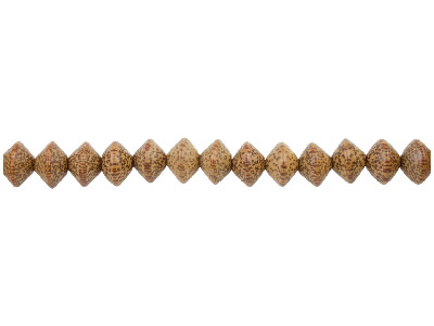 Palmwood Saucer Beads 10x15mm 16