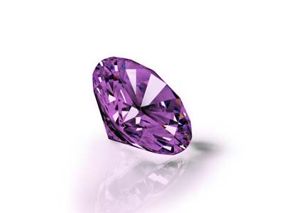 Preciosa Cubic Zirconia, The Alpha Round Brilliant, 3mm, Amethyst - Standard Image - 2