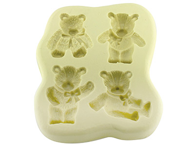 Mould -- 4 Teddy Bears
