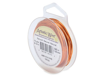 Beadalon Artistic Wire 18 Gauge    Natural 1.0mm X 9.1m - Standard Image - 1