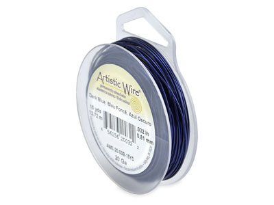 Beadalon Artistic Wire 20 Gauge    Dark Blue 0.81mm X 13.7m - Standard Image - 1
