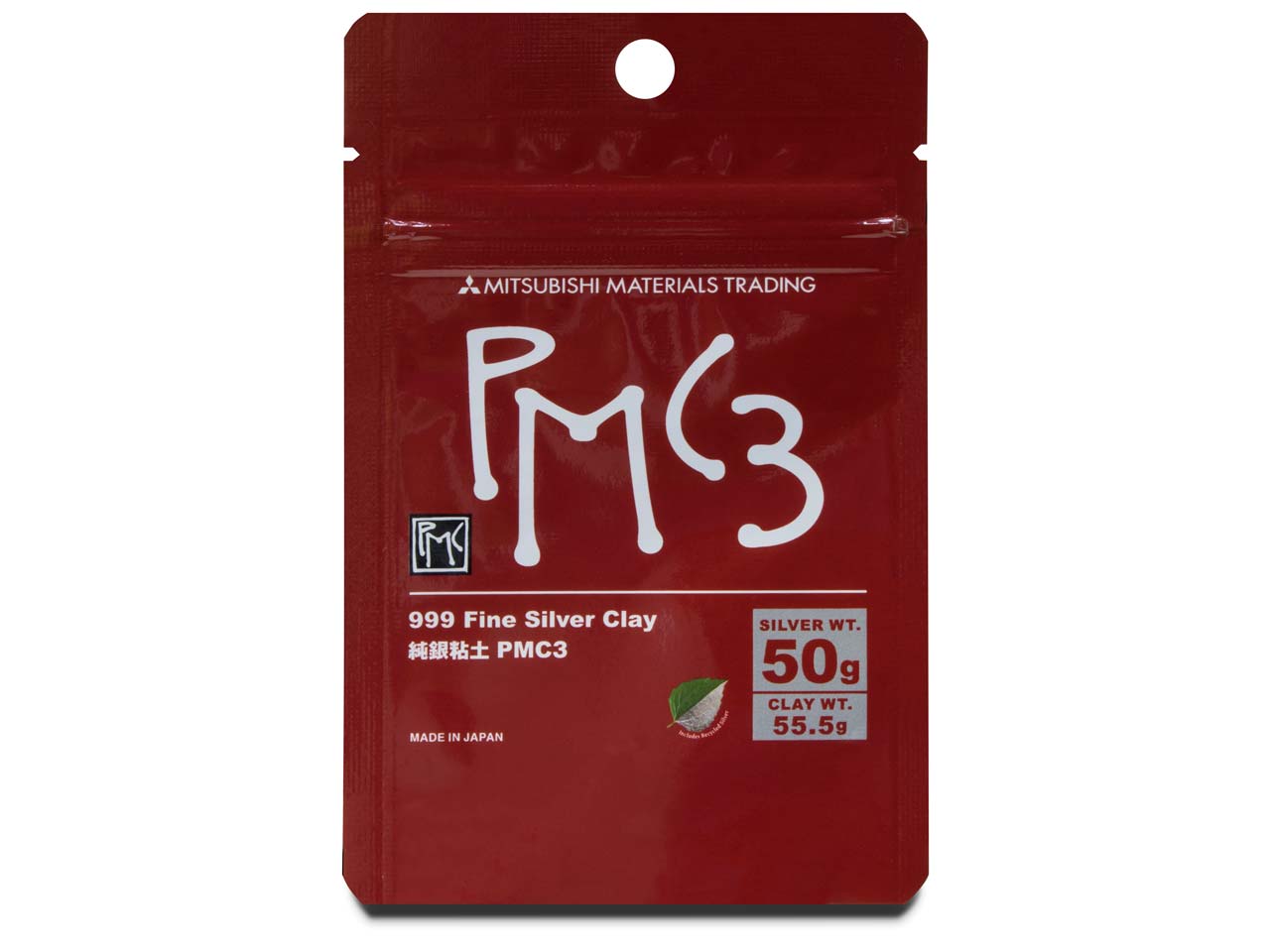 Precious Metal Clay 3 55.5g Fine Silver Pmc3