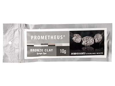 Prometheus Jewellers Sterling White Bronze Clay Syringe 10g 3 Tips