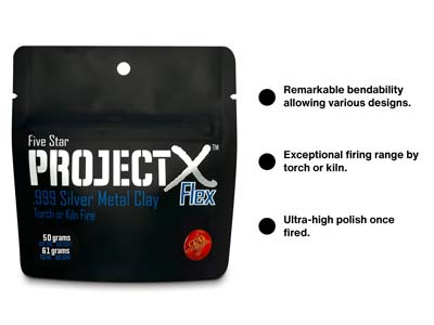 Project X .999 Fine Silver Flex    Clay 61g - Standard Image - 2