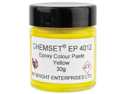 Epoxy Colour Paste, Opaque Yellow, 30g, UN3082