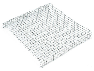 Standard Woven Mesh Rack Stainless Steel Pre Shaped 100x100mm