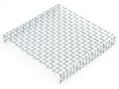 Standard Woven Mesh Rack Stainless Steel Pre Shaped 75x75mm