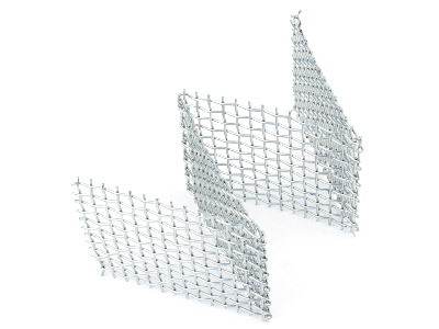 Standard Woven Mesh Rack Stainless Steel Pre Shaped w 100x50x50mm   Ideal For Firing Beads
