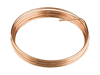 Copper Round Wire 2.0mm X 3m Fully Annealed - Standard Image - 1