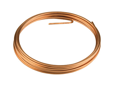Copper Square Wire 2.0mm X 3m Fully Annealed - Standard Image - 1