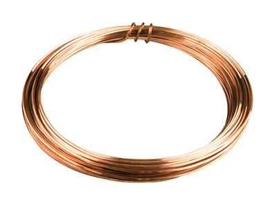 Copper Square Wire 1.0mm X 7.5m    Fully Annealed - Standard Image - 1