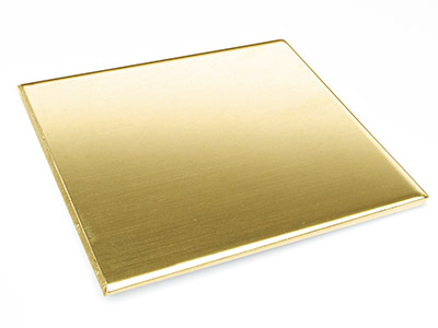 Brass Sheet 150x150x0.7mm - Standard Image - 1