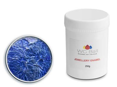 WG Ball Transparent Enamel Electric Blue 422 250g Lead Free - Standard Image - 1