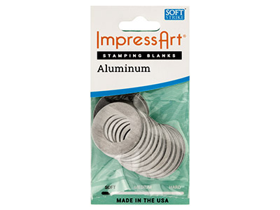 ImpressArt Aluminium Round Washer  25mm Stamping Blank Pk 13 - Standard Image - 3
