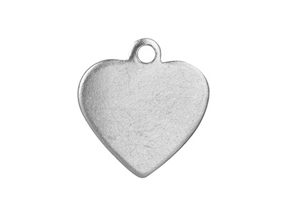 ImpressArt Aluminium Mini Heart    13mm Stamping Blank Pack of 20     Pierced Hole - Standard Image - 1