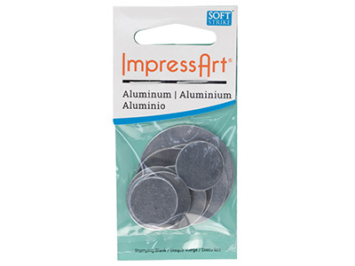 ImpressArt Aluminium Round Variety Assorted Sizes Stamping Blank Pk 9 - Standard Image - 3
