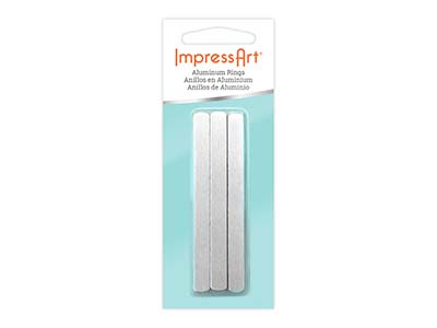 ImpressArt Aluminium Wrap Ring     6x76mm Stamping Blank Pack of 11 - Standard Image - 2