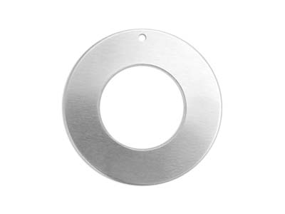 ImpressArt Aluminium Washer 25mm   Stamping Blank Pk 13 Pierced Hole