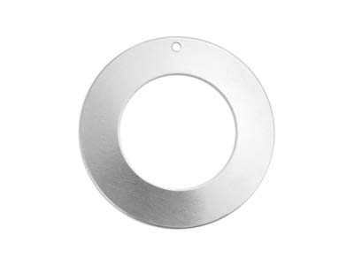 ImpressArt Aluminium Washer 32mm   Stamping Blank Pk 9 Pierced Hole