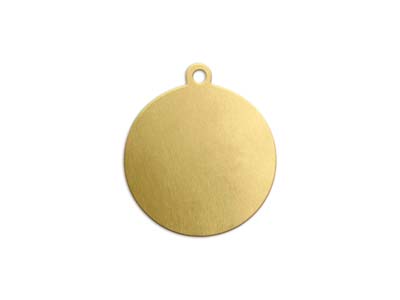 ImpressArt Brass Round Tag 16mm    Stamping Blank Pack of 8,