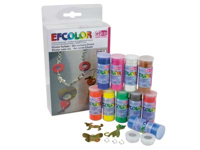Efcolor Enamel Starter Set Of 10   10ml Pots