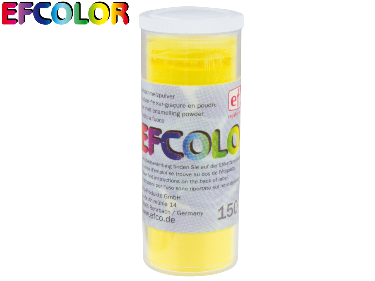 Efcolor Enamel Yellow 10ml - Standard Image - 2