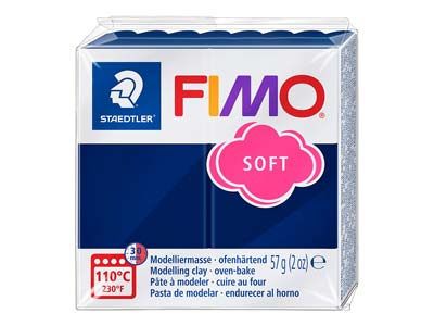 Fimo Soft Windsor Blue 57g Polymer  Clay Block Fimo Colour Reference 35 - Standard Image - 1