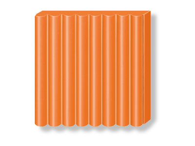 Fimo Soft Tangerine 57g Polymer     Clay Block Fimo Colour Reference 42 - Standard Image - 2