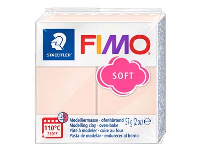 Fimo Soft Pale Pink 57g Polymer     Clay Block Fimo Colour Reference 43 - Standard Image - 1