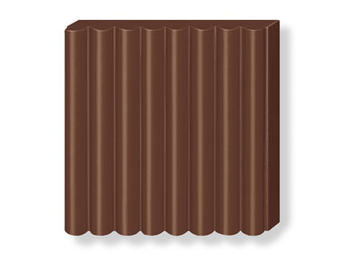 Fimo Soft Chocolate 57g Polymer     Clay Block Fimo Colour Reference 75 - Standard Image - 2