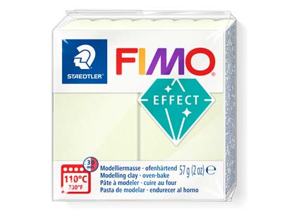 Fimo Effect Nightglow 57g Polymer   Clay Block Fimo Colour Reference 04