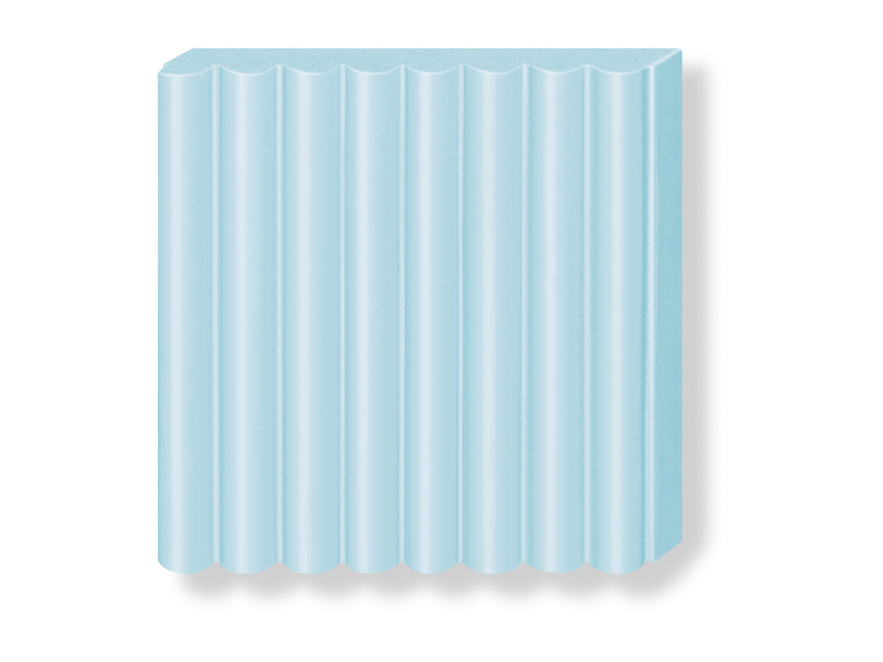 Fimo Effect Gemstone Blue Ice      Quartz 57g Polymer Clay Block Fimo Colour Ref 306 - Standard Image - 2