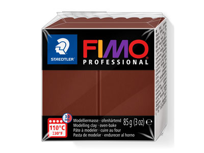 Fimo Professional Chocolate 85g    Polymer Clay Block Fimo Colour     Reference 77